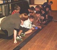 boy racers at scalextric event